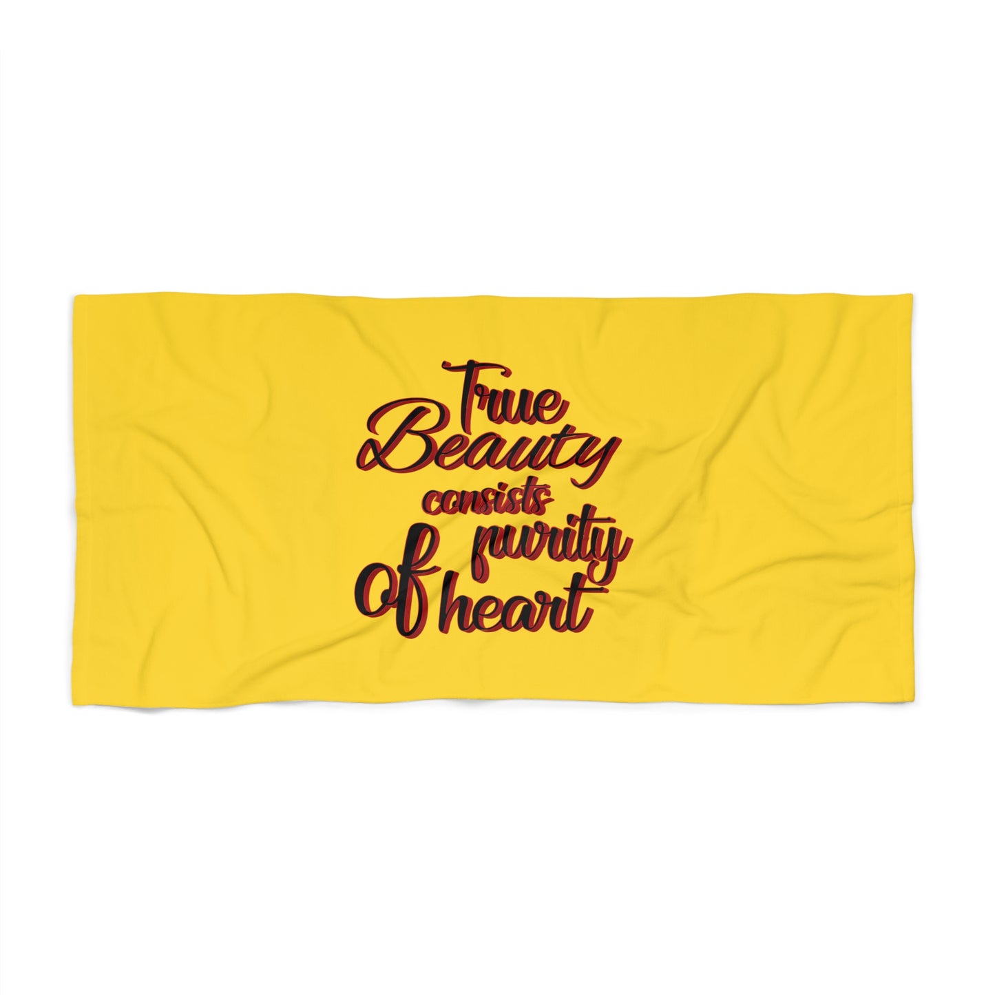 Yellow Beach Towel 48