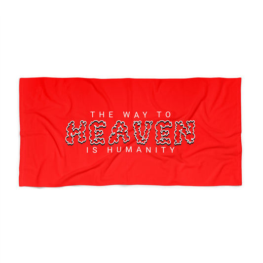 Red Beach Towel 37