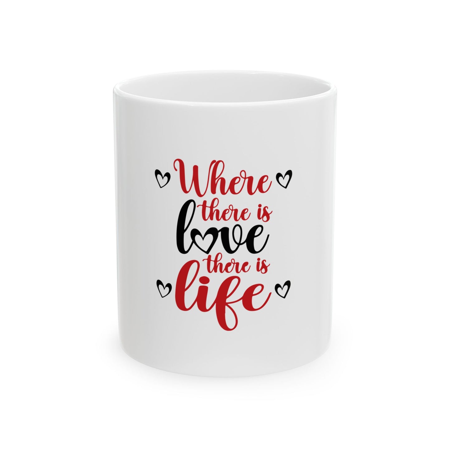 White Ceramic Mug 64, (11oz, 15oz)