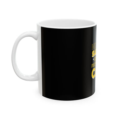 Black Ceramic Mug 42, (11oz, 15oz)