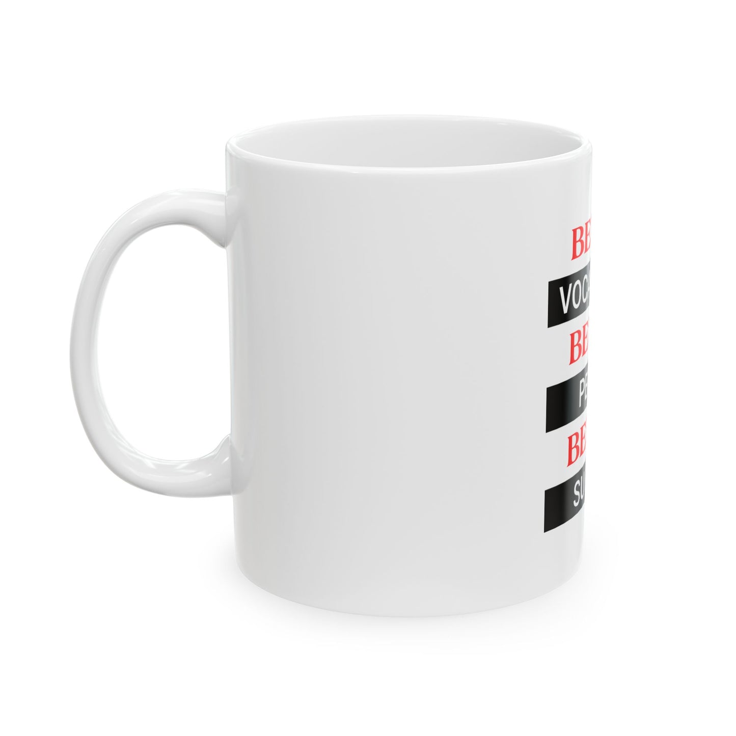 White Ceramic Mug 18, (11oz, 15oz)