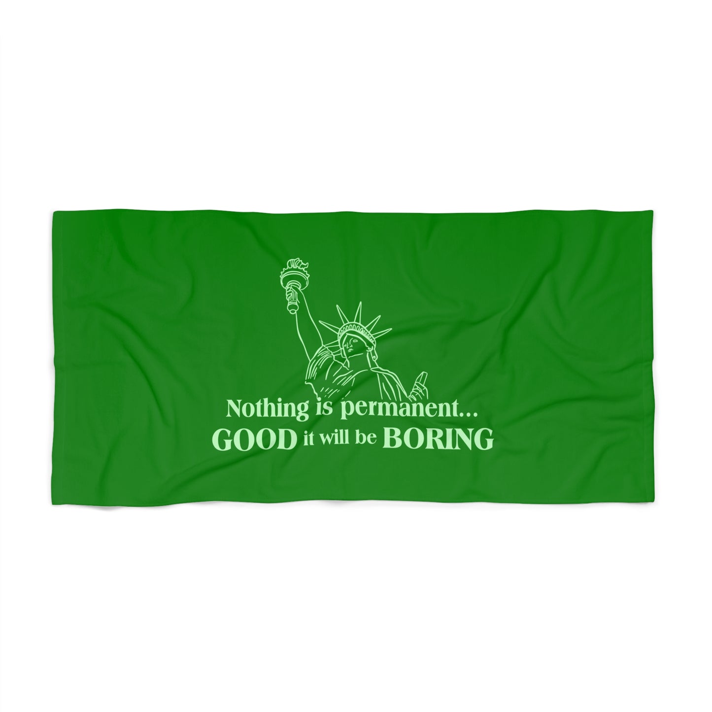 Green Beach Towel 13