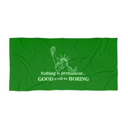 Green Beach Towel 13
