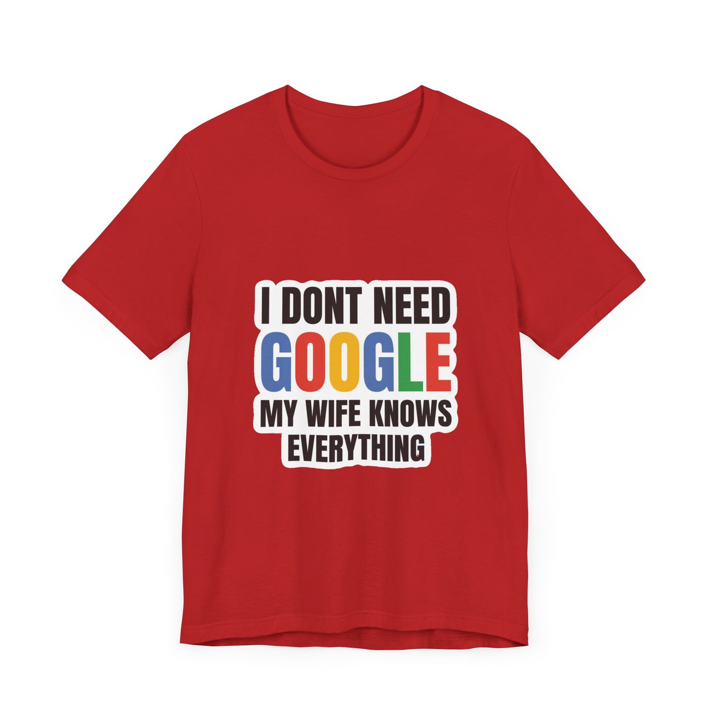 I do not need google; my wife knows everything.