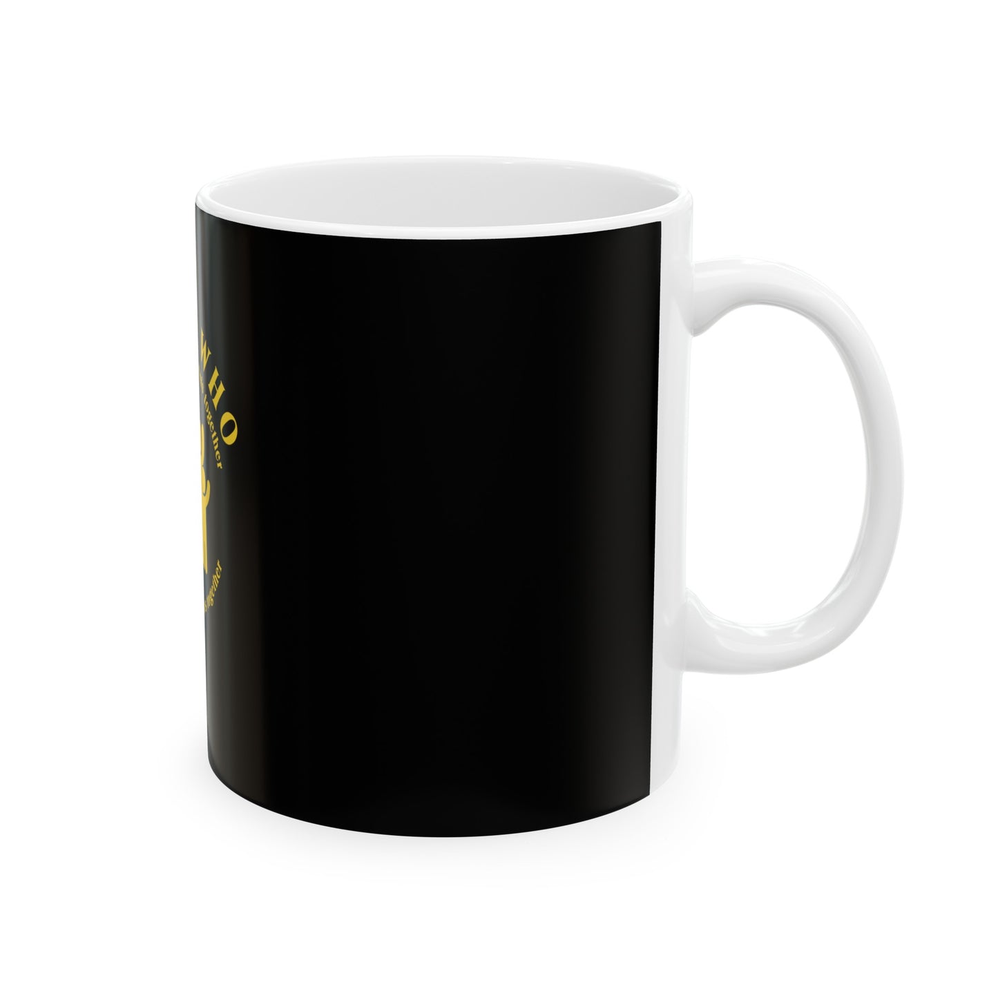 Black Ceramic Mug 2, (11oz, 15oz)