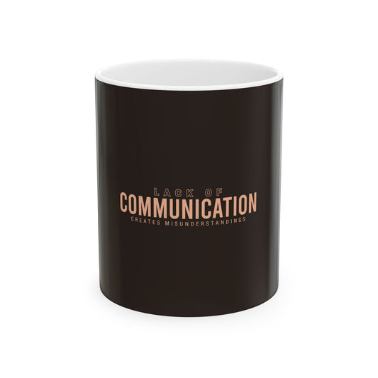 Brown Ceramic Mug 39, (11oz, 15oz)