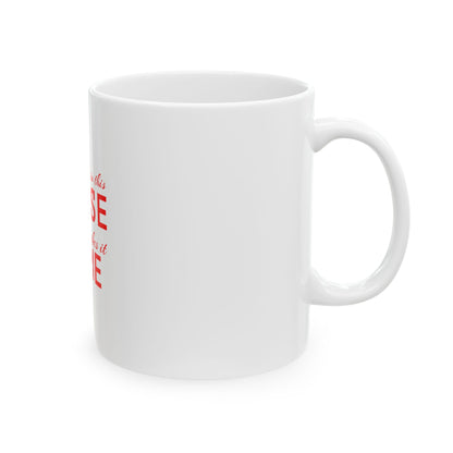 White Ceramic Mug 28, (11oz, 15oz)