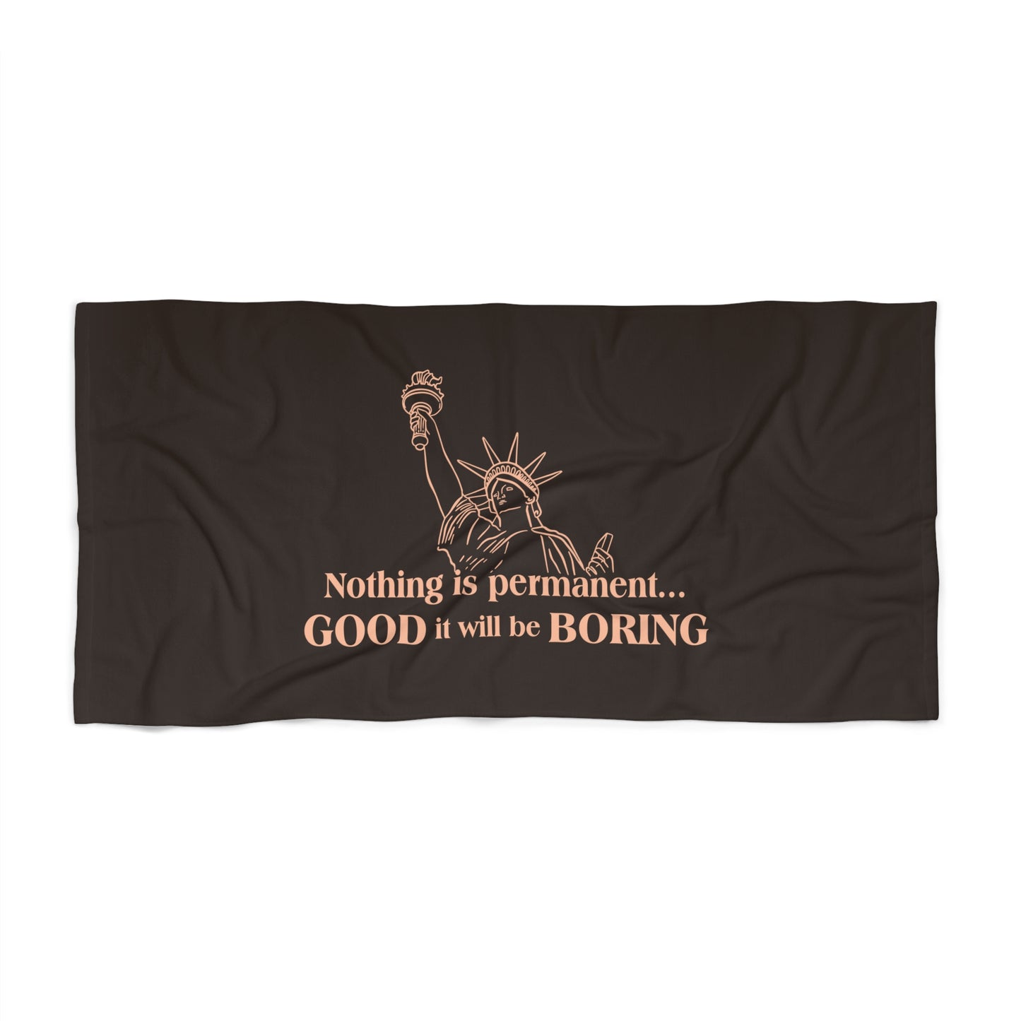 Brown Beach Towel 13