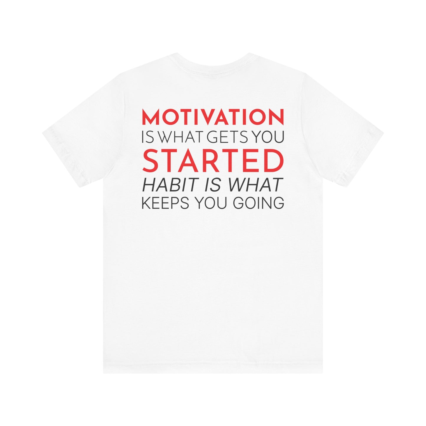 Motivation is what gets you started habit is what keeps you going