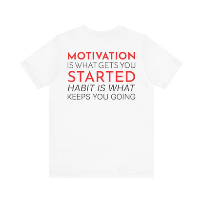 Motivation is what gets you started habit is what keeps you going