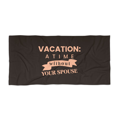 Brown Beach Towel 16