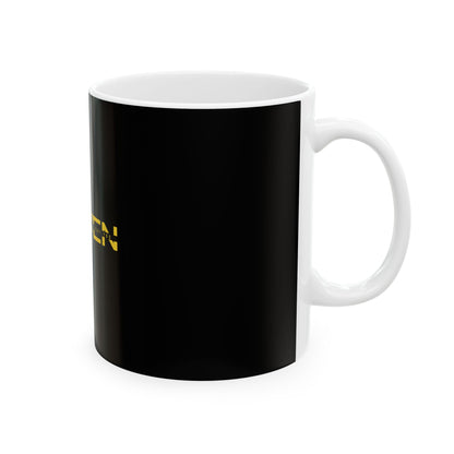 Black Ceramic Mug 24, (11oz, 15oz)