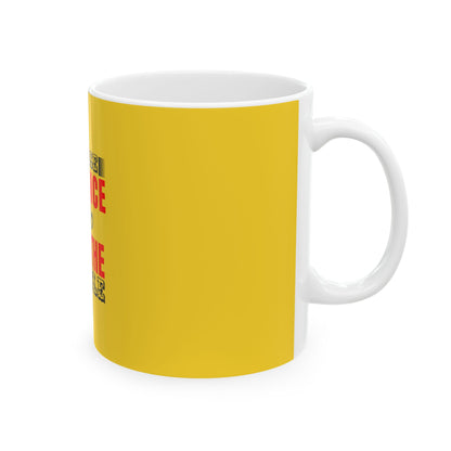 Yellow Ceramic Mug 55, (11oz, 15oz)