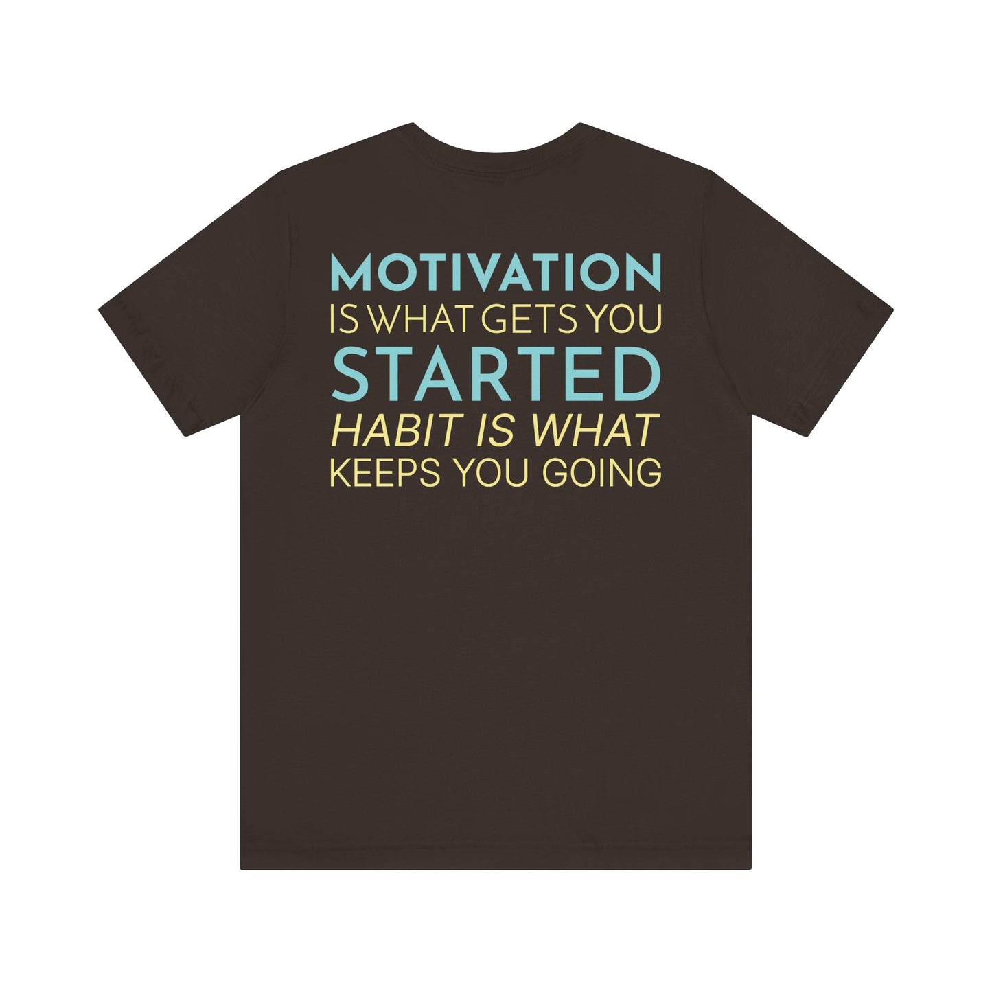 Motivation is what gets you started habit is what keeps you going