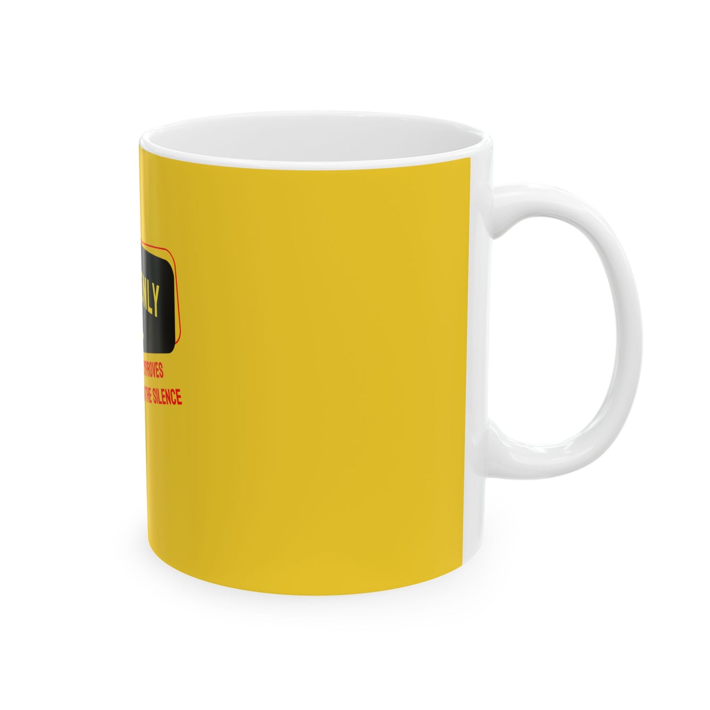 Yellow Ceramic Mug 66, (11oz, 15oz)