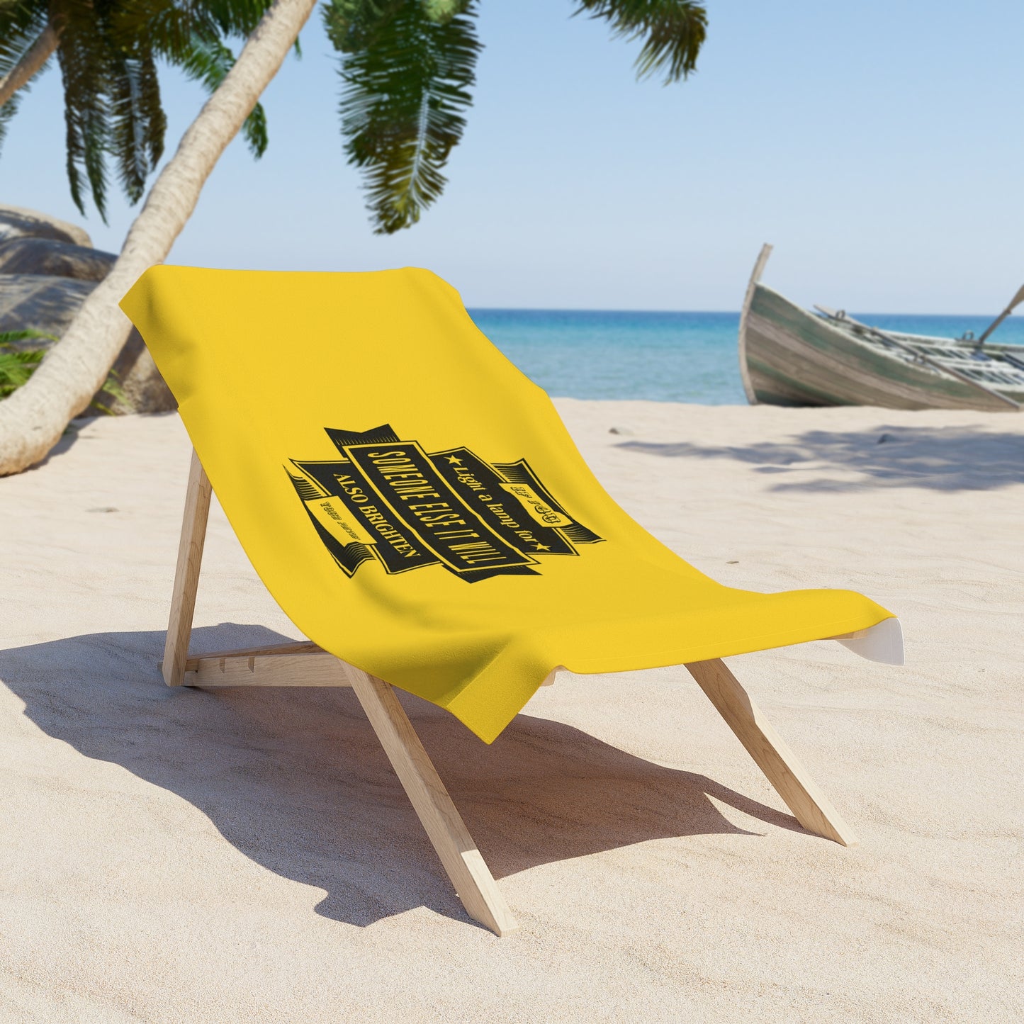 Yellow Beach Towel 12