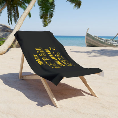 Black Beach Towel 27