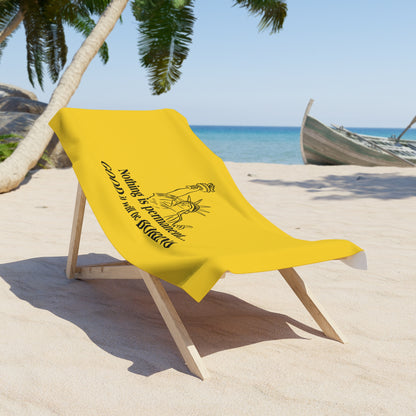 Yellow Beach Towel 13