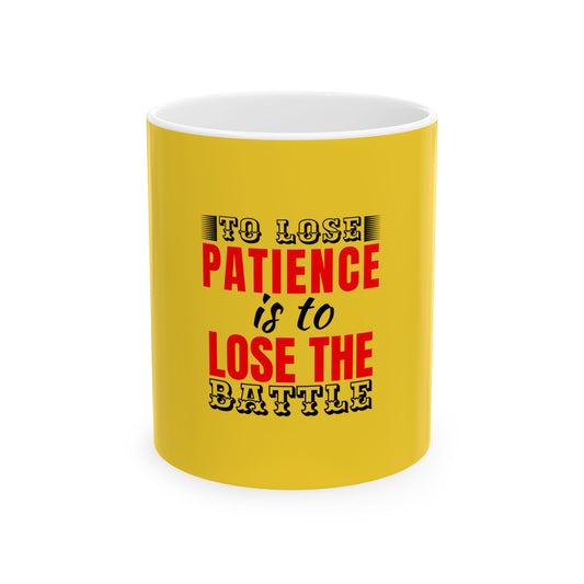 Yellow Ceramic Mug 55, (11oz, 15oz)