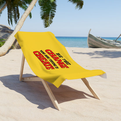 Yellow Beach Towel 41