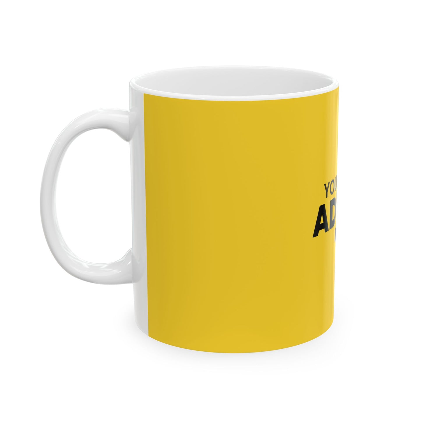 Yellow Ceramic Mug 25, (11oz, 15oz)