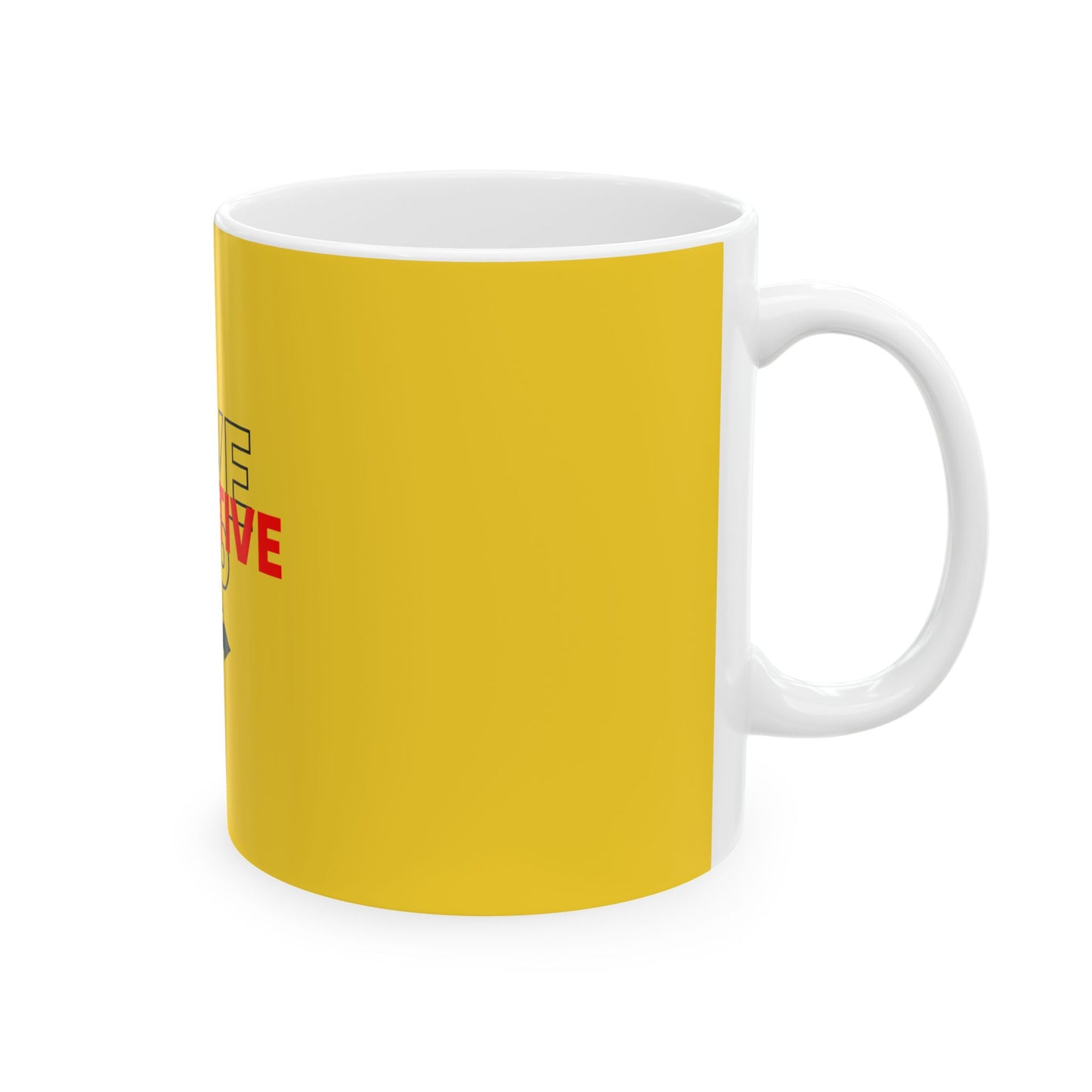 Yellow Ceramic Mug 43, (11oz, 15oz)