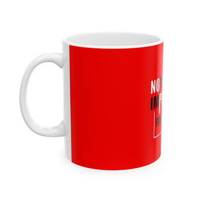 Red Ceramic Mug 59, (11oz, 15oz)