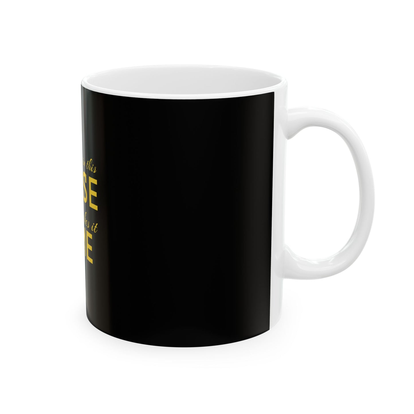 Black Ceramic Mug 28, (11oz, 15oz)