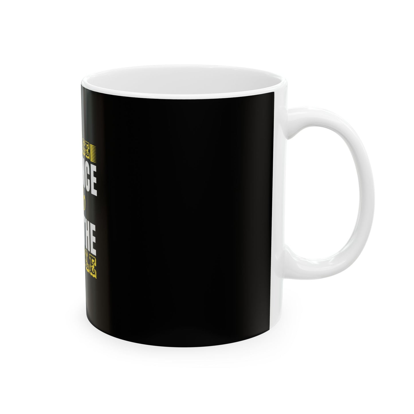 Black Ceramic Mug 55, (11oz, 15oz)