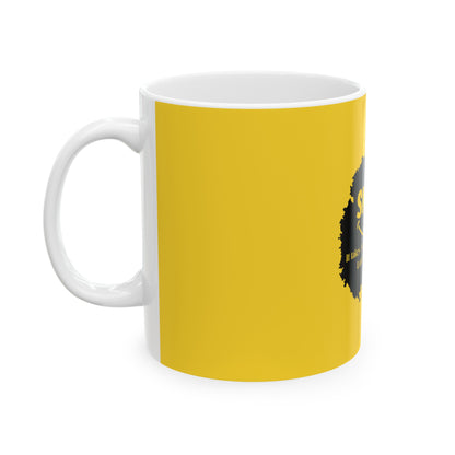 Yellow Ceramic Mug, (11oz, 15oz)