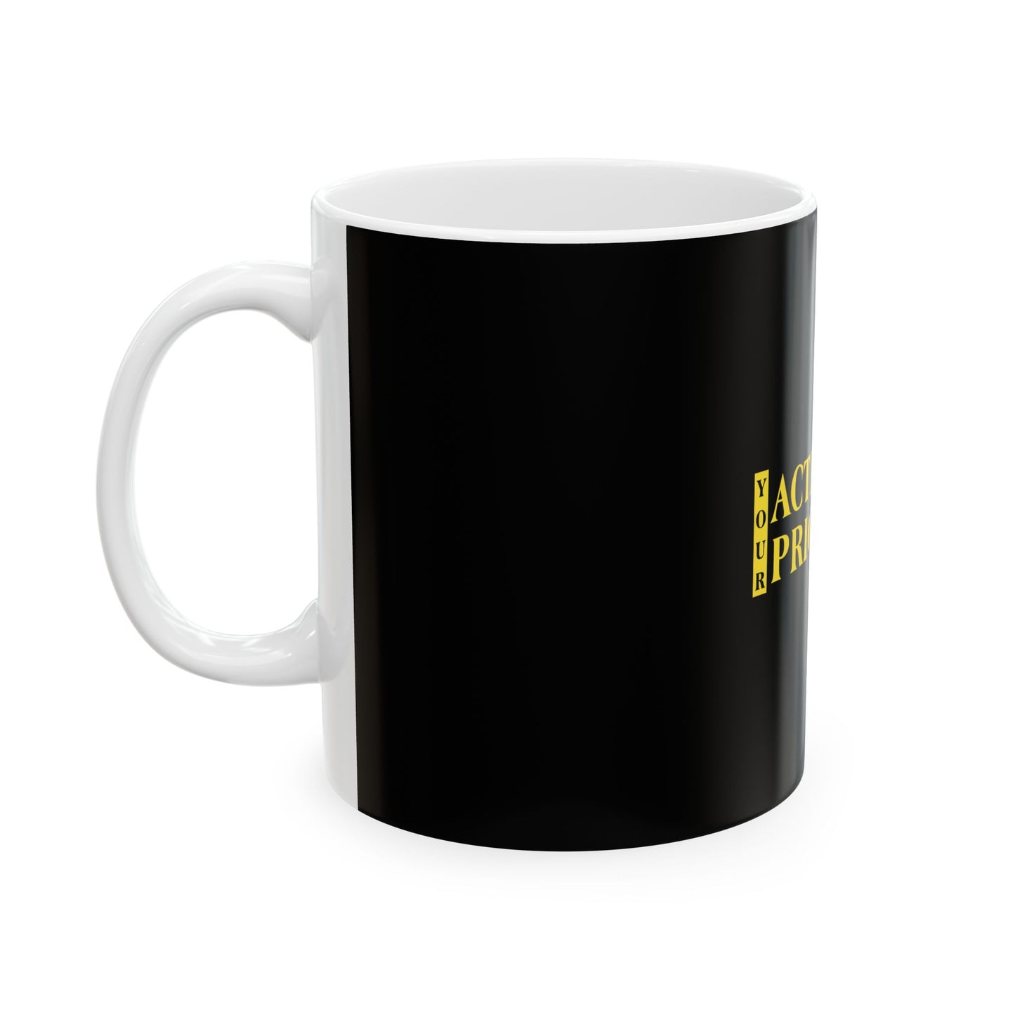 Black Ceramic Mug 56, (11oz, 15oz)