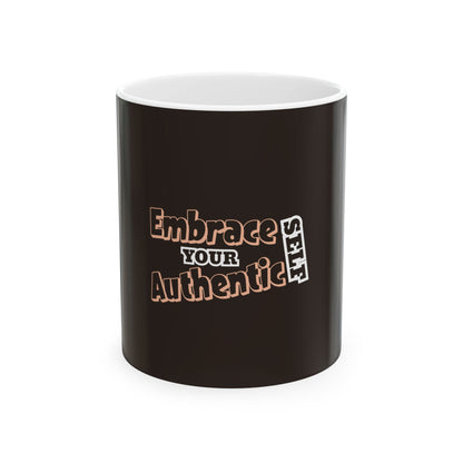 Brown Ceramic Mug 48, (11oz, 15oz)