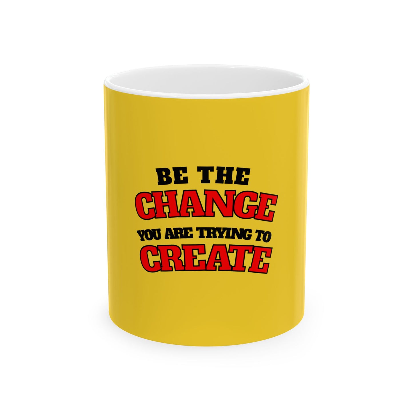 Yellow Ceramic Mug 53, (11oz, 15oz)