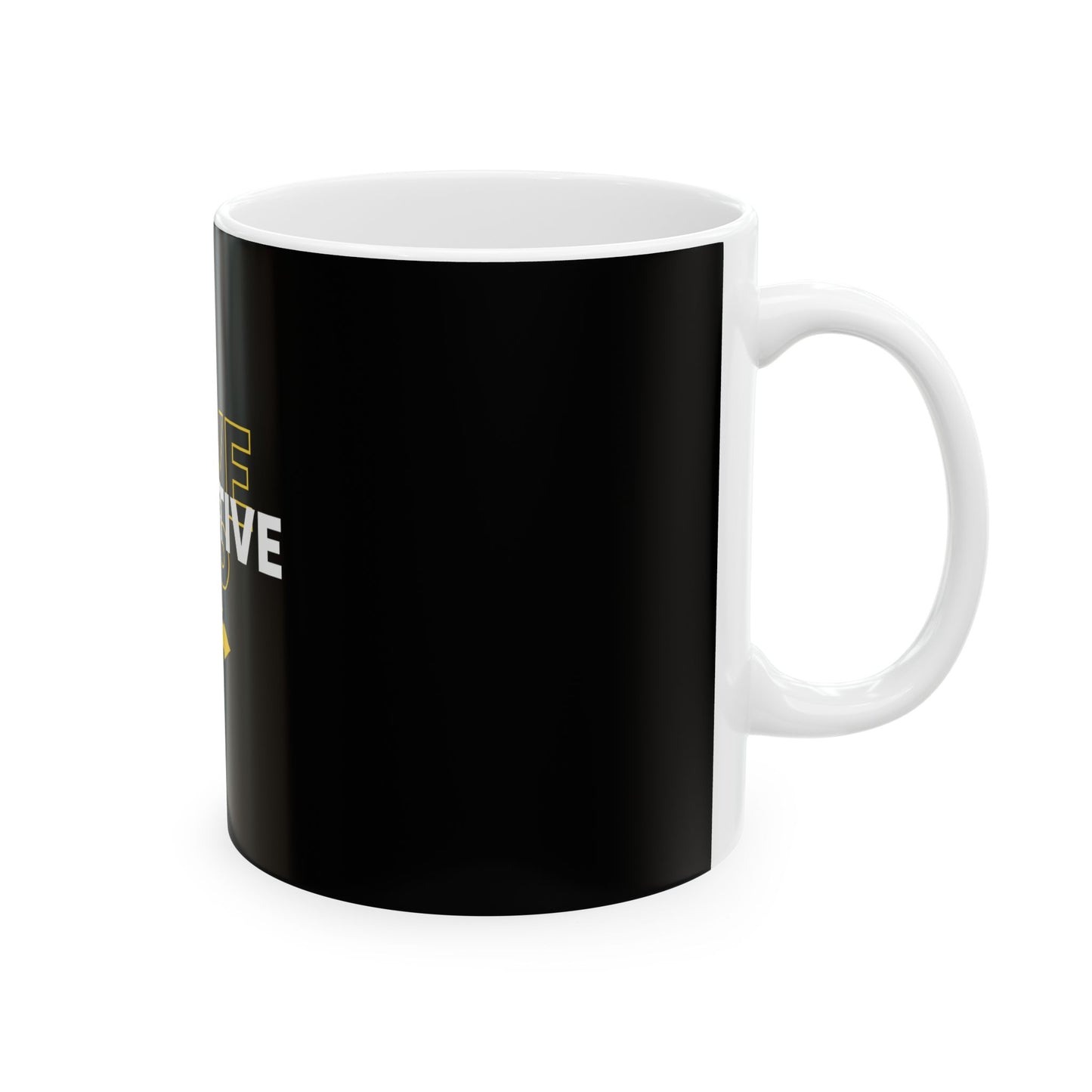 Black Ceramic Mug 43, (11oz, 15oz)