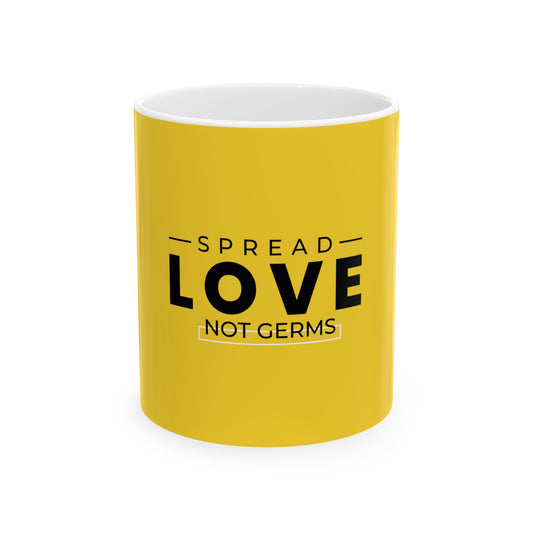 Yellow Ceramic Mug 23, (11oz, 15oz)