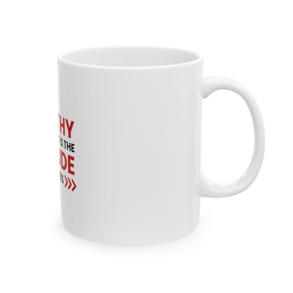 White Ceramic Mug 70, (11oz, 15oz)