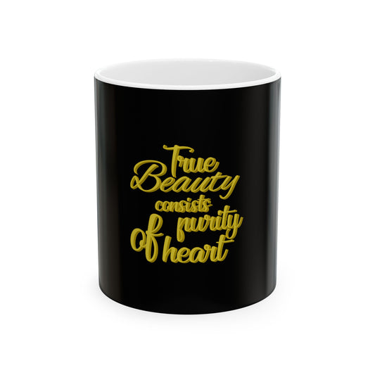 Black Ceramic Mug 60, (11oz, 15oz)