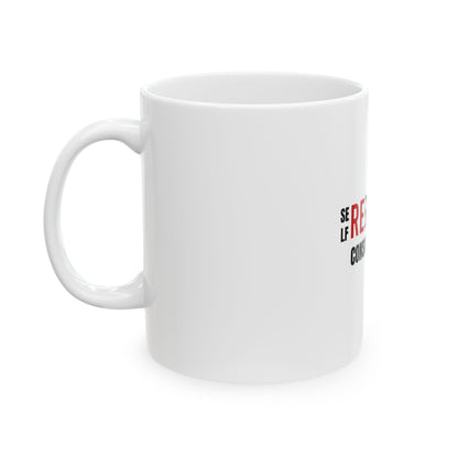 White Ceramic Mug 69, (11oz, 15oz)