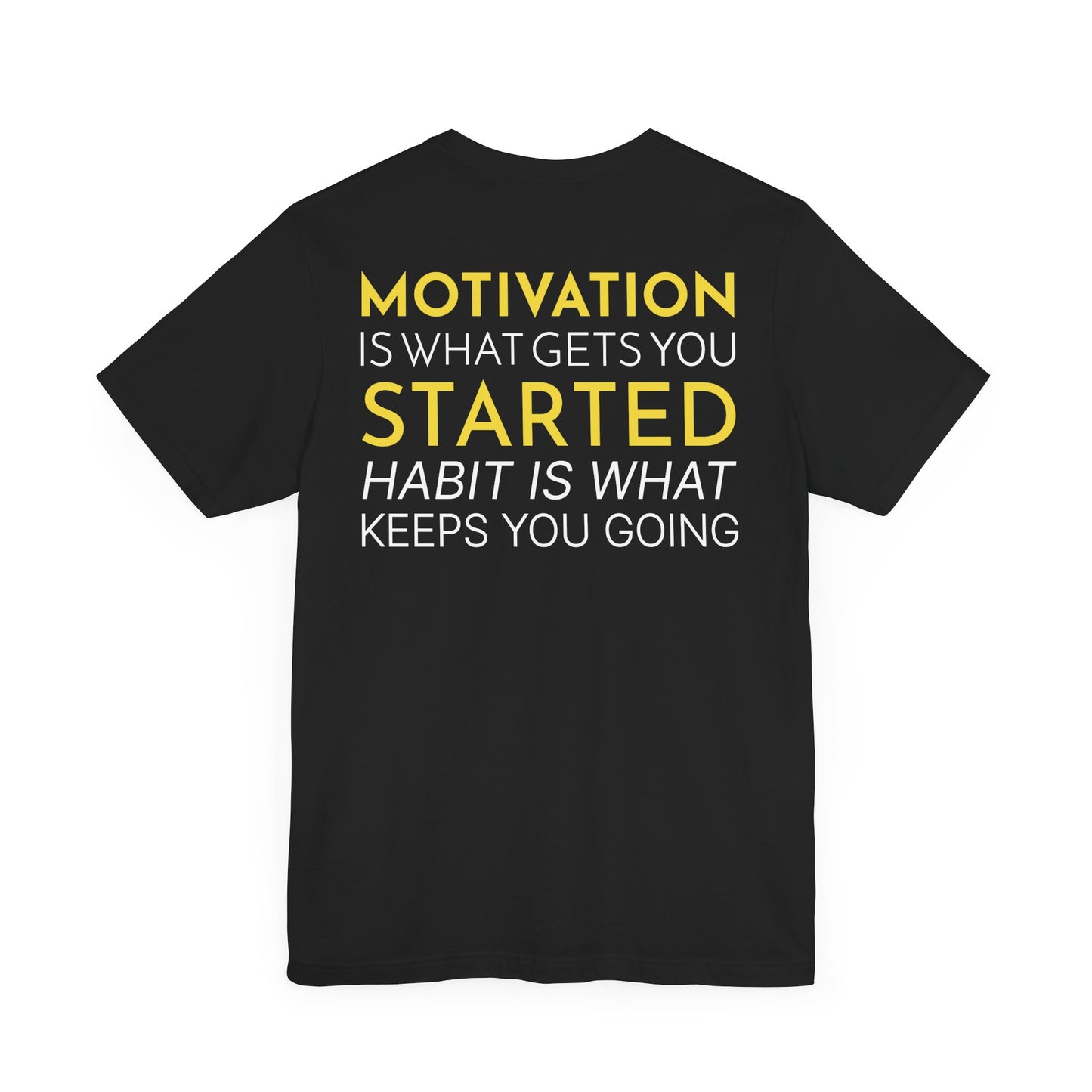 Motivation is what gets you started habit is what keeps you going