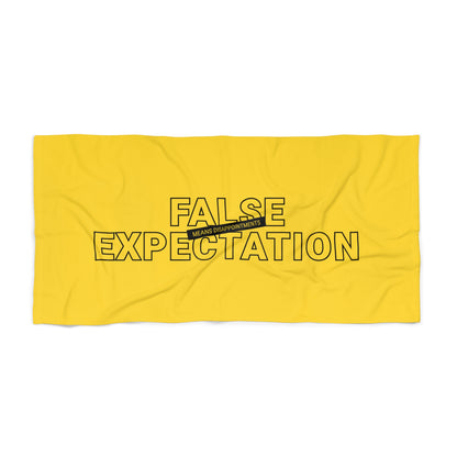 Yellow Beach Towel 40