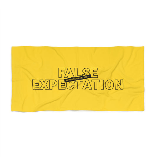 Yellow Beach Towel 40