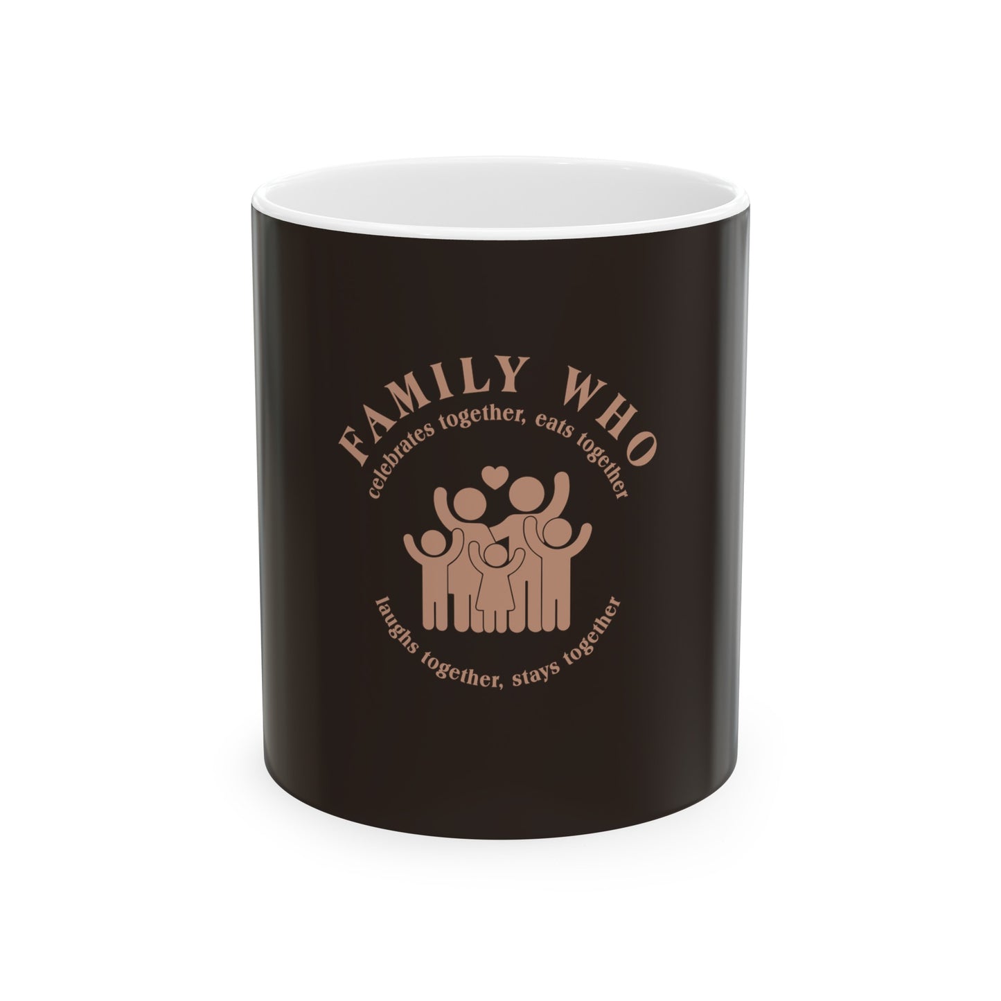 Brown Ceramic Mug 2, (11oz, 15oz)