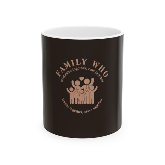 Brown Ceramic Mug 2, (11oz, 15oz)