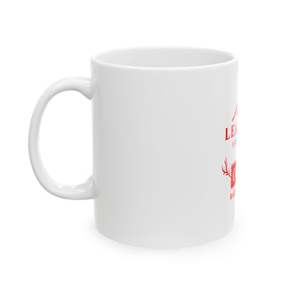 White Ceramic Mug 14, (11oz, 15oz)