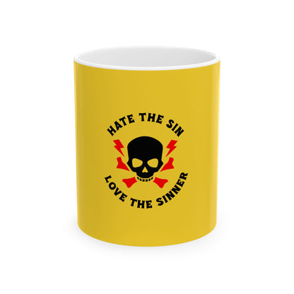 Yellow Ceramic Mug 52, (11oz, 15oz)