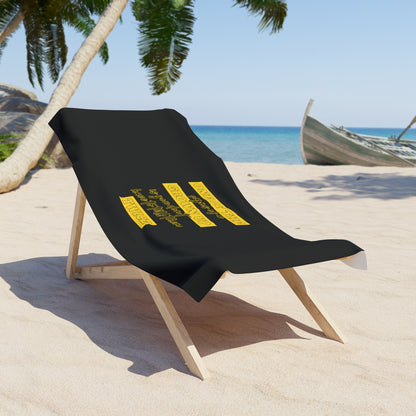 Black Beach Towel 30