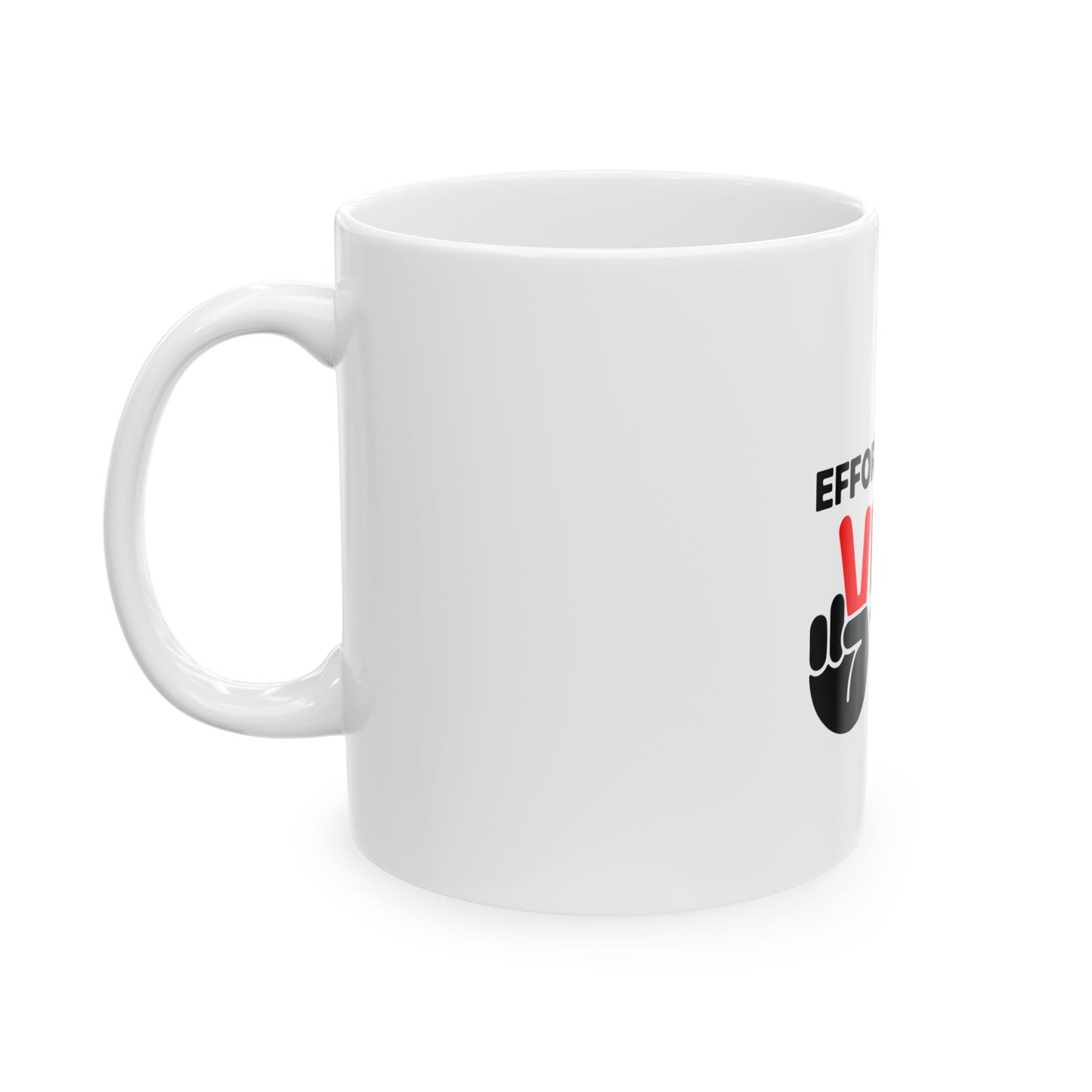 White Ceramic Mug 54, (11oz, 15oz)