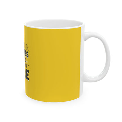 Yellow Ceramic Mug 42, (11oz, 15oz)