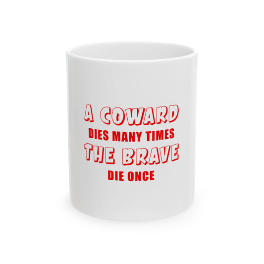 White Ceramic Mug 27, (11oz, 15oz)