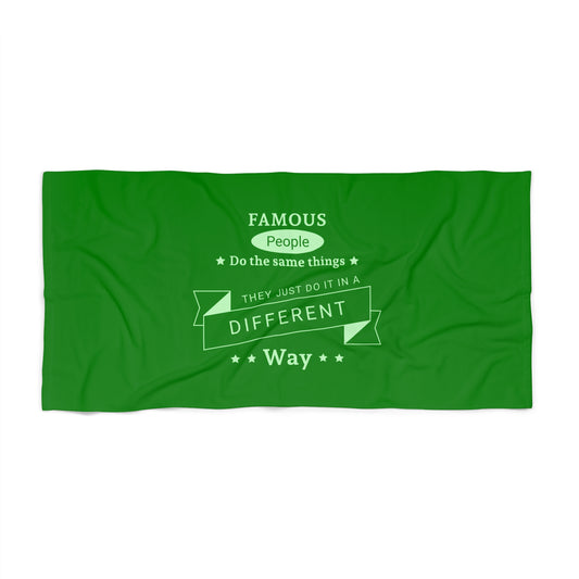 Green Beach Towel 34